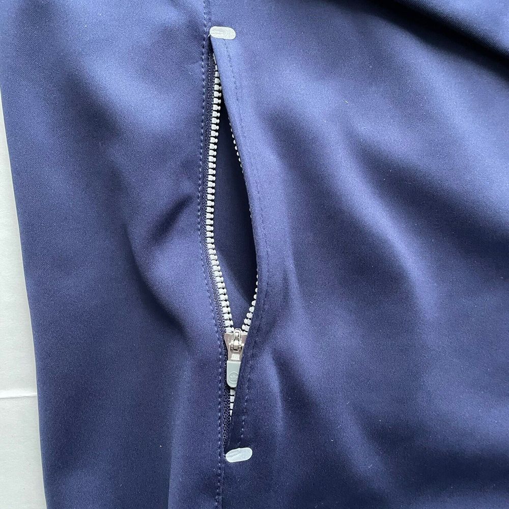 Peter Millar HYPERLIGHT WELD HYBRID Half Zip Golf Hoodie Navy Blue Size M NEW - Picture 8 of 10